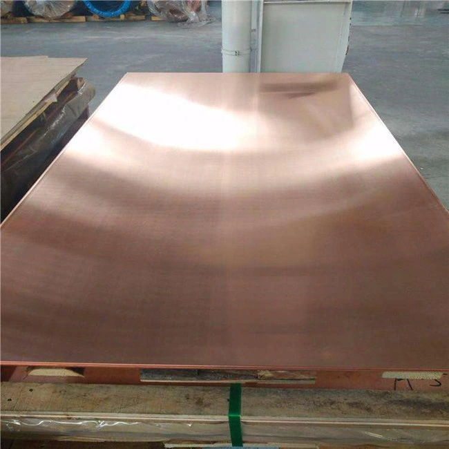 China Hot Sale 4X8 Red Sheets Customized 99.9% Pure Bronze / Brass T2 Copper Cathode Thick Sheet Plate