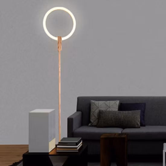 LED 거실 스탠딩 조명기구 북유럽 조명 침대 옆 조명 홈 데코 조명 침실 플로어 램프 (WH